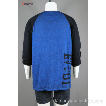 Mænds Cotton Slub Jersey Long Sleeve T-Shirt